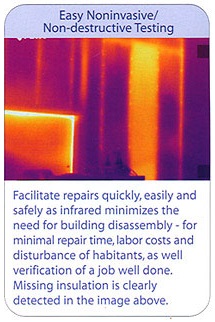 Thermal moisture detection in bathroom walls